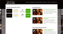 Desktop Screenshot of dota2betting.com